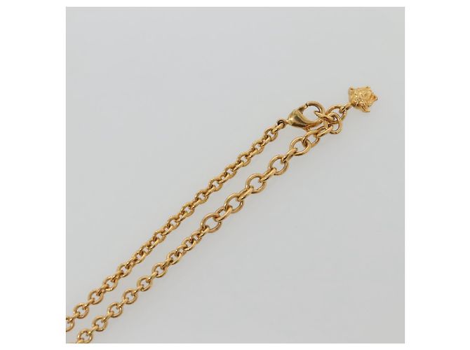 Collier VERSACE en métal doré Auth bs29163 - vue 5