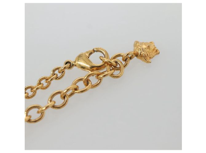 Collier VERSACE en métal doré Auth bs29163 - vue 6