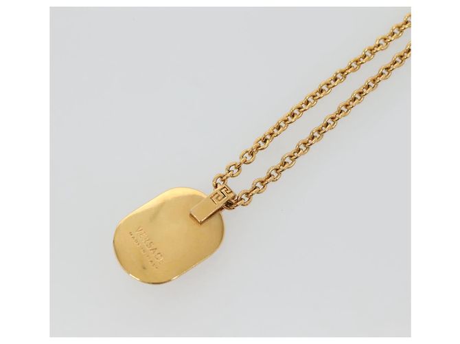 Collier VERSACE en métal doré Auth bs29163 - vue 8