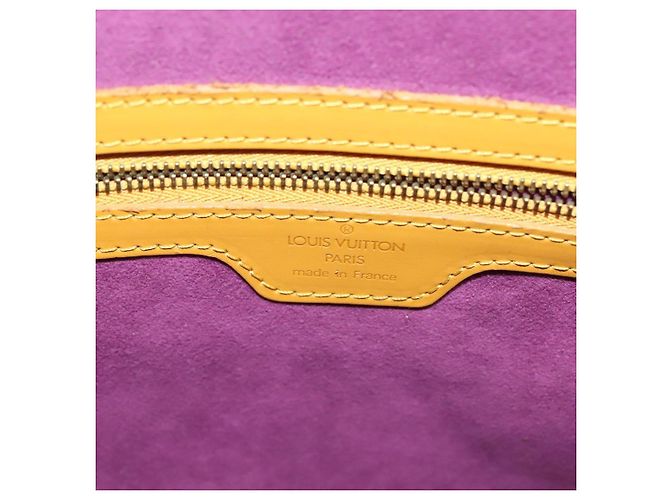 LOUIS VUITTON Sac à épaule Epi Lussac Jaune M52289 LV Auth 139926 - vue 20