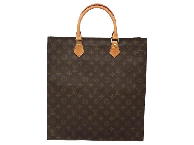 LOUIS VUITTON Borsa Sac Plat Monogram M51140 LV Auth 140332 Monogramma - vista 13