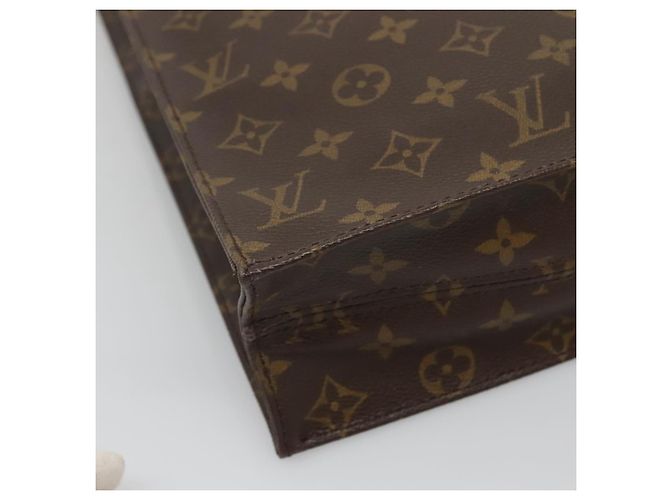 LOUIS VUITTON Borsa Sac Plat Monogram M51140 LV Auth 140332 Monogramma - vista 14
