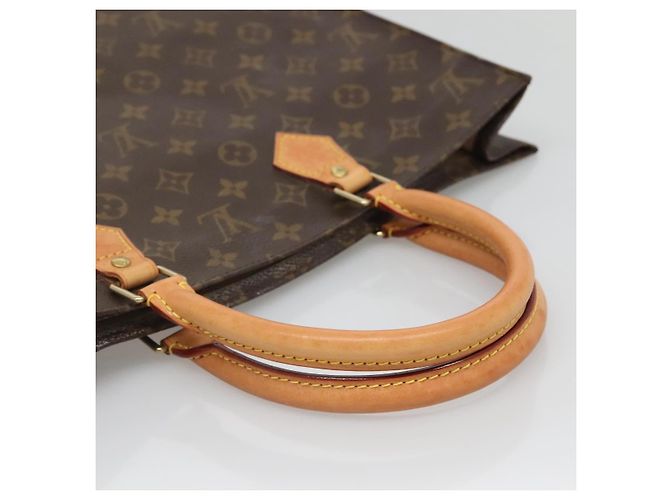 LOUIS VUITTON Borsa Sac Plat Monogram M51140 LV Auth 140332 Monogramma - vista 7