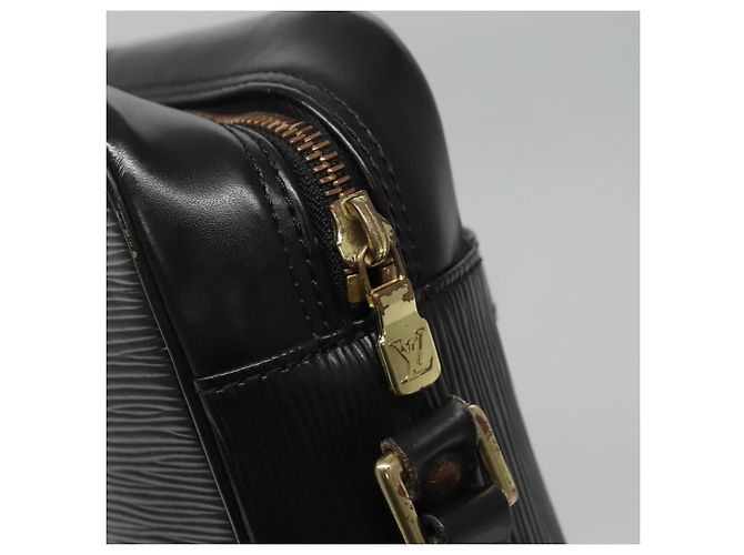 LOUIS VUITTON Borsa a Spalla Epi Trocadero 27 Nera M52312 LV Auth 142172 Nero - vista 9