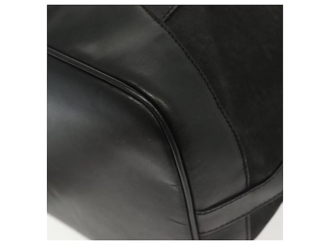 Borsa a Spalla GG Canvas Gucci Nera Oro Auth 139771 Nero D'oro - vista 17