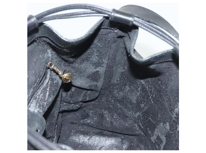 Borsa a Spalla GG Canvas Gucci Nera Oro Auth 139771 Nero D'oro - vista 19