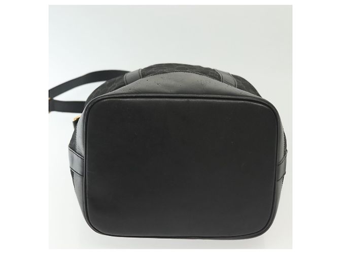 Borsa a Spalla GG Canvas Gucci Nera Oro Auth 139771 Nero D'oro - vista 5