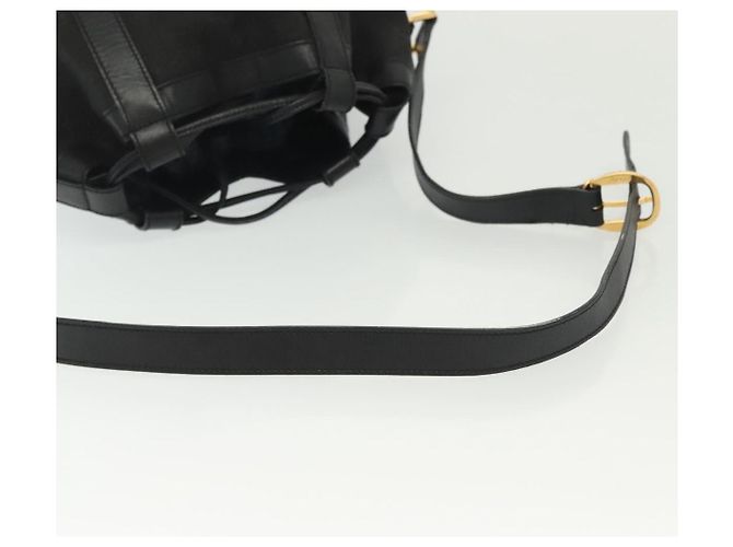 Borsa a Spalla GG Canvas Gucci Nera Oro Auth 139771 Nero D'oro - vista 7