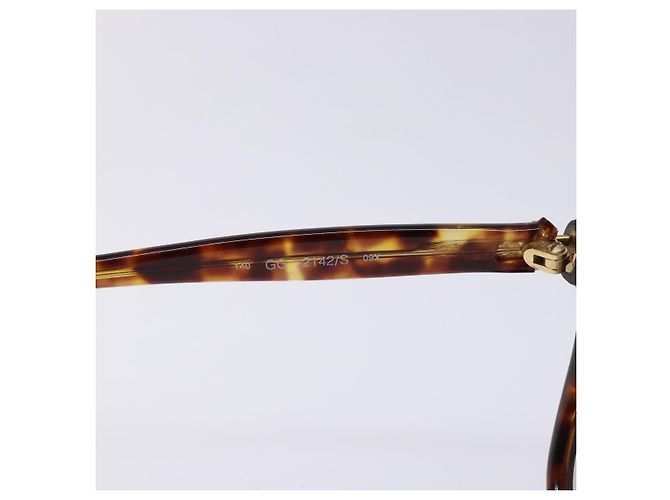 Óculos de sol GUCCI de plástico marrom Auth BA5382 - vista 10