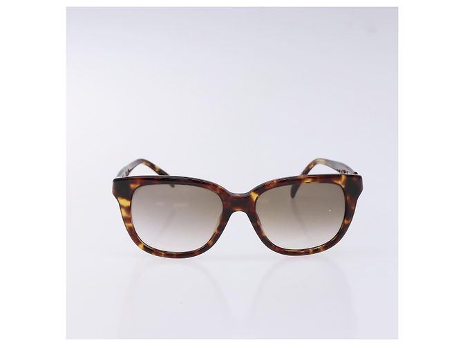 Óculos de sol GUCCI de plástico marrom Auth BA5382 - vista 2
