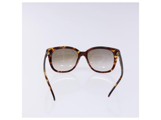 Óculos de sol GUCCI de plástico marrom Auth BA5382 - vista 3