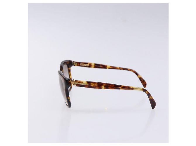 Óculos de sol GUCCI de plástico marrom Auth BA5382 - vista 4