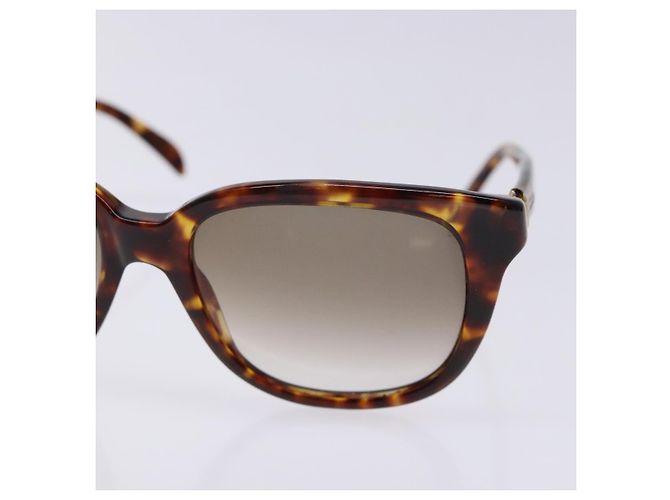 Óculos de sol GUCCI de plástico marrom Auth BA5382 - vista 7