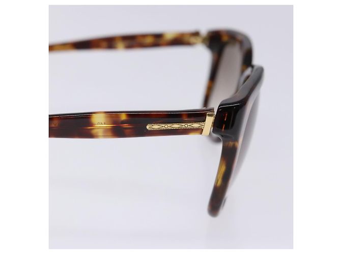 Óculos de sol GUCCI de plástico marrom Auth BA5382 - vista 8