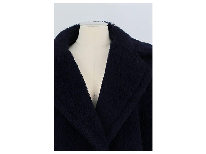 Max Mara Abrigo de lana marina - vista 2