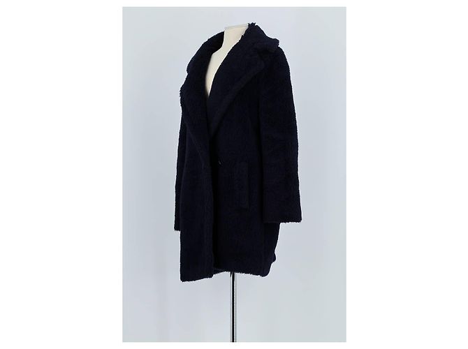 Max Mara Abrigo de lana marina - vista 4