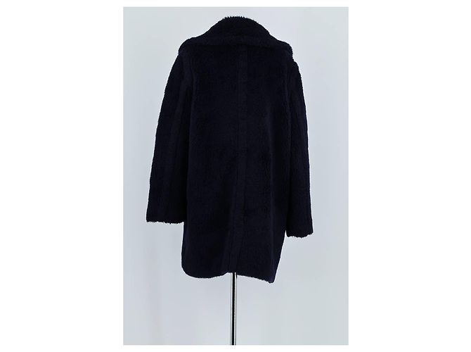 Max Mara Abrigo de lana marina - vista 6