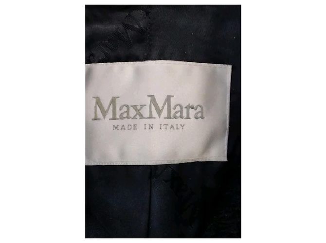 Max Mara Abrigo de lana marina - vista 7