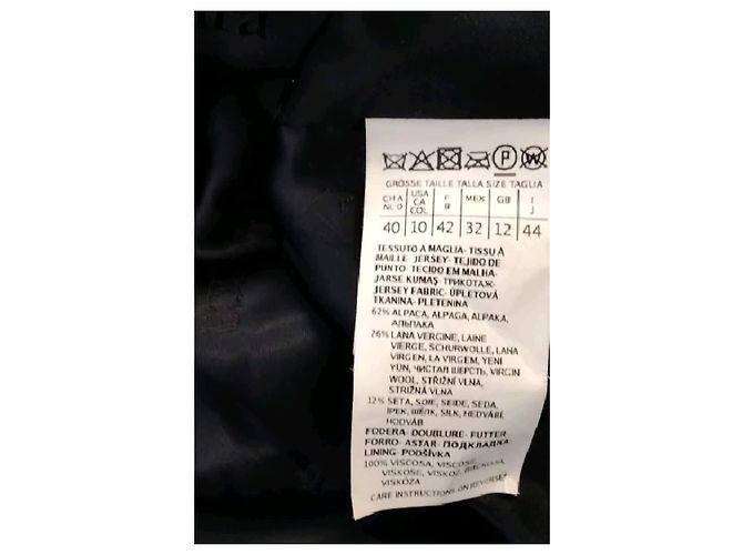Max Mara Abrigo de lana marina - vista 8