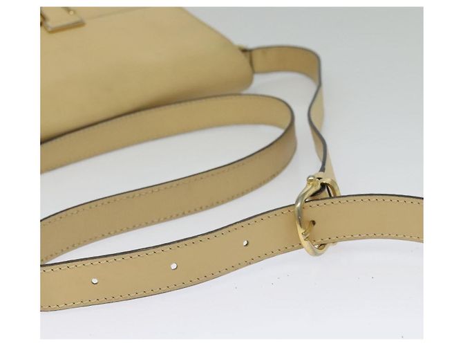 Céline Borsa a Spalla in Pelle Celine Beige - vista 7