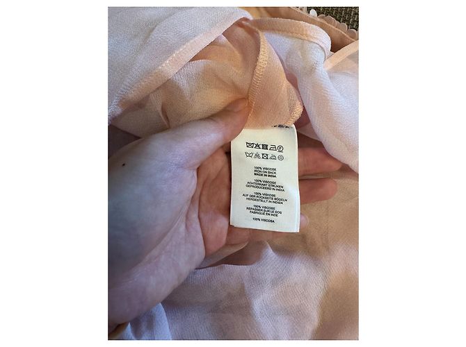 Dries Van Noten Dastra Pailletten Midi Kleid Rosa Pink - Ansicht 7