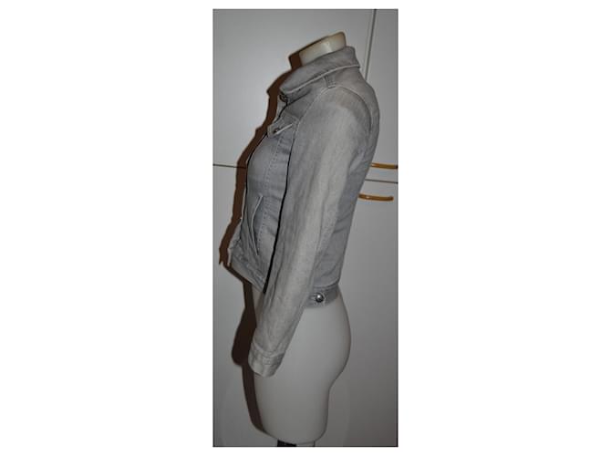 Chaqueta acolchada Chloé gris de algodón - vista 3