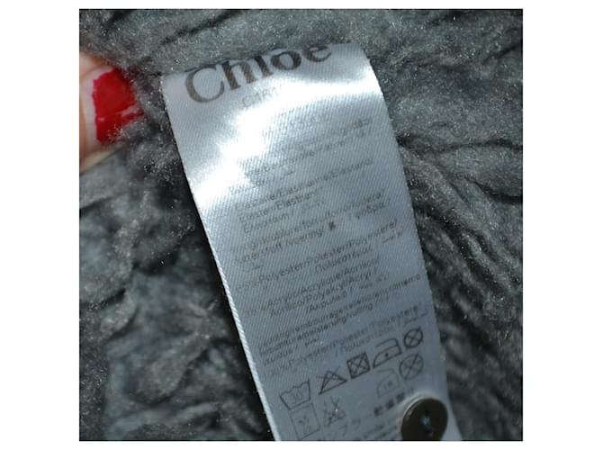 Chaqueta acolchada Chloé gris de algodón - vista 7