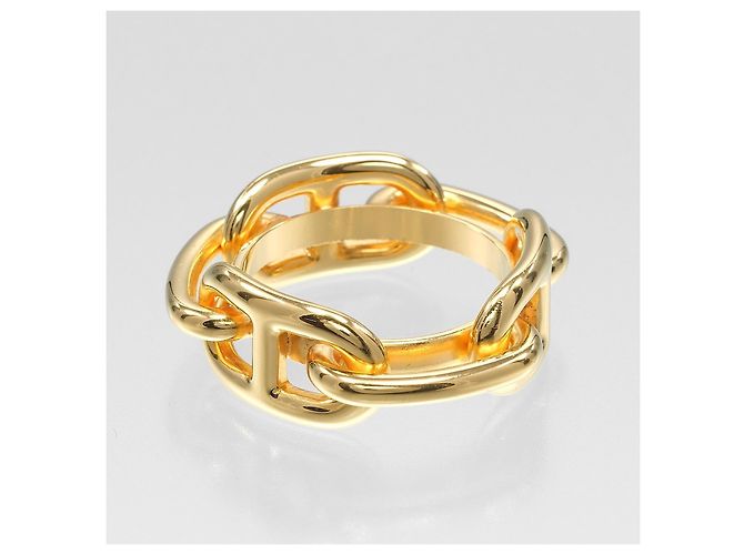 Hermès Chaine d'Ancre Enchainee Ring vergoldet Golden - Ansicht 6