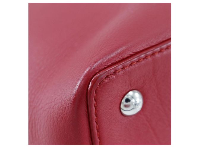 Fendi 2Jours Tasche aus Leder klein Rot - Ansicht 7
