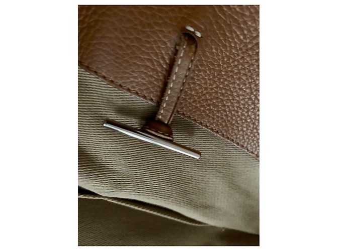 Cartier Marcello Handtasche Camel Leder und Python Kamel - Ansicht 4