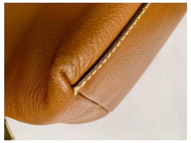 Cartier Marcello Handtasche Camel Leder und Python Kamel - Ansicht 6