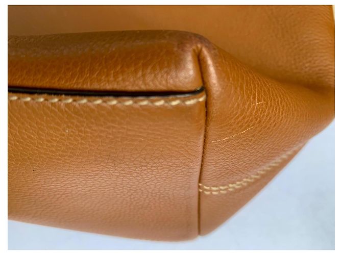 Cartier Marcello Handtasche Camel Leder und Python Kamel - Ansicht 7