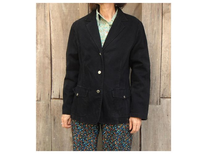 Giacca Cacharel nera in cotone Nero - vista 2