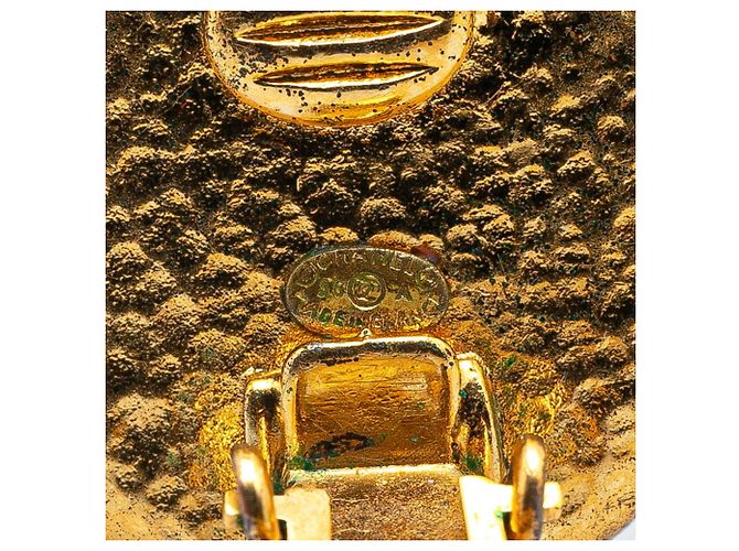 Orecchini a clip rotondi Coco Mark di Chanel D'oro - vista 3