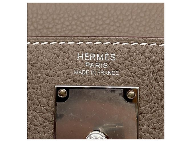 Hermès Borsa a corpo Hermes Kelly Akkad PM Taupe - vista 14