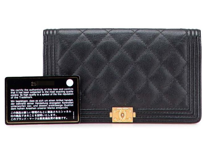 Cartera Larga Boy de Chanel Negro - vista 12