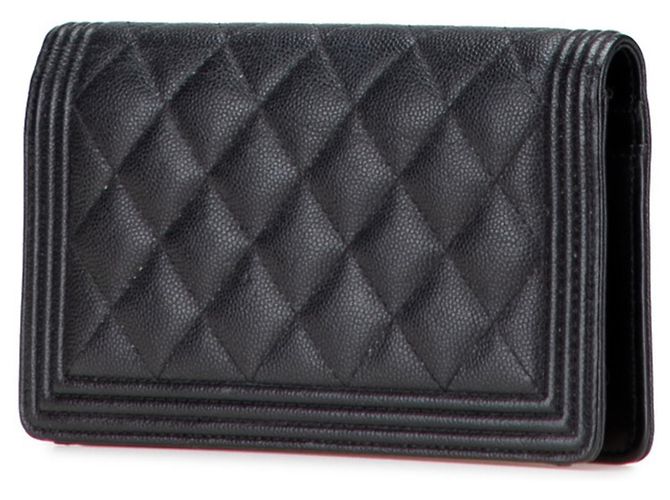 Cartera Larga Boy de Chanel Negro - vista 2