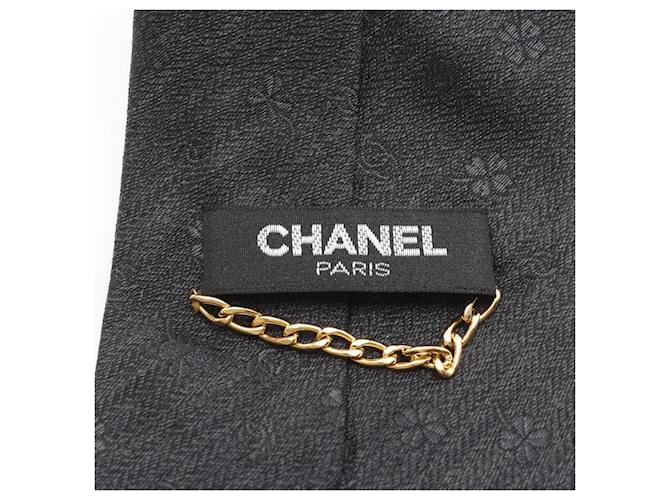 Cravatta Clover Coco Mark di Chanel Marrone - vista 4