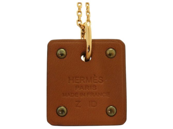 Hermès Asde Coeur Ace of Hearts Halskette Braun - Ansicht 4