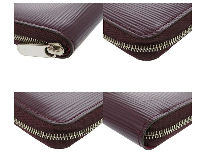 Zippy Monedero de cuero Epi Louis Vuitton en Cassis Morado oscuro - vista 5