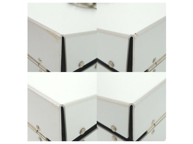 Borsa a Spalla in Alluminio Argento Gancini di Salvatore Ferragamo - view 7