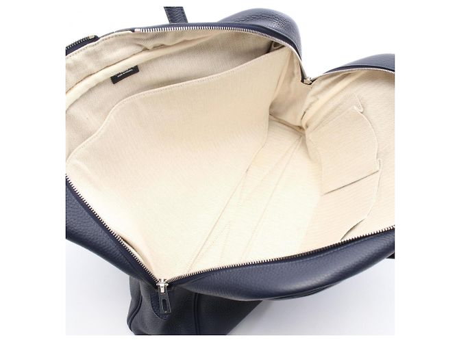 Borsa da lavoro Hermès Victoria II 12H Blu Blu navy - vista 3