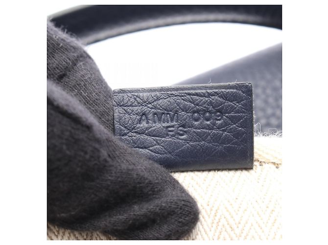 Borsa da lavoro Hermès Victoria II 12H Blu Blu navy - vista 5