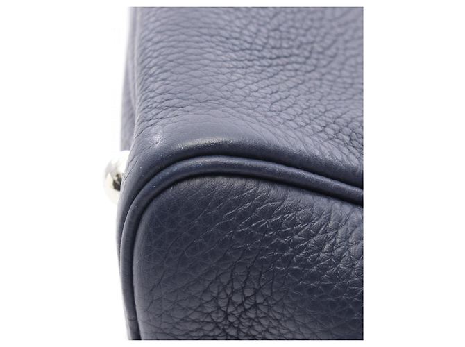 Borsa da lavoro Hermès Victoria II 12H Blu Blu navy - vista 7