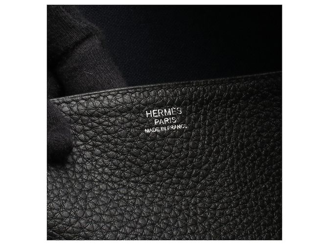 Sac à main Hermès Victoria Light Togo Noir - vue 4