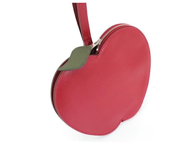 Pochete Pomme Hermès Roja - vista 4