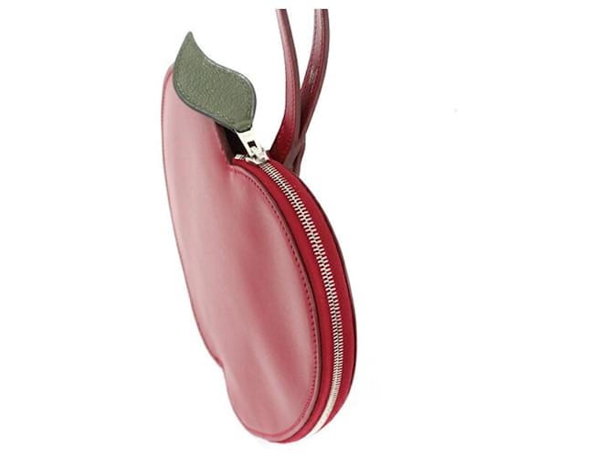 Pochete Pomme Hermès Roja - vista 5
