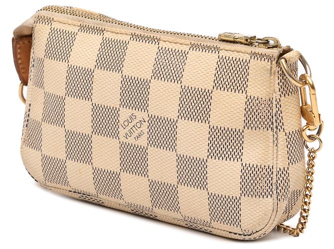 Mini Pochette Accessoires Damier Azur Bianco Louis Vuitton - vista 2