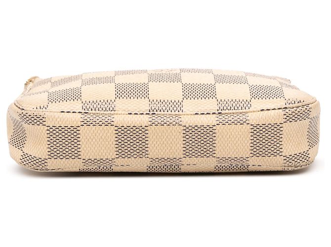 Mini Pochette Accessoires Damier Azur Bianco Louis Vuitton - vista 3