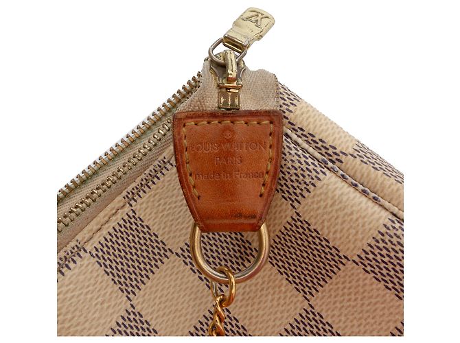 Mini Pochette Accessoires Damier Azur Bianco Louis Vuitton - vista 5